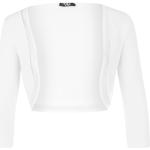 Offwhitefarbene Vera Mont VM Strickboleros aus Jersey für Damen Größe 3 XL 