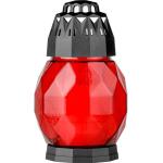 Rote Bolsius Grablaternen & Grablampen LED beleuchtet 