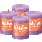 Violette Rustikale Bolsius Teelichter 4-teilig 
