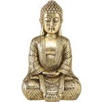 Goldene Asiatische Boltze Buddha Figuren 