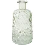 Hellgrüne 24 cm Vasen & Blumenvasen 24 cm aus Glas 
