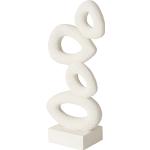 Weiße Moderne 37 cm Boltze Skulpturen & Dekofiguren matt aus Kunststoff 