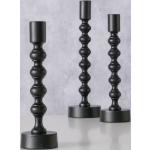 Schwarze Moderne 22 cm Boltze Kerzenständer Sets 3-teilig 