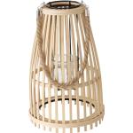 Beige Moderne 34 cm Boltze Kerzenständer Sets aus Bambus 2-teilig 