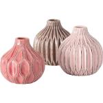 Reduzierte Rosa Boltze Runde Vasensets 11 cm aus Keramik 