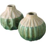 Grüne Moderne Boltze Vasen & Blumenvasen aus Steingut 