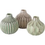 Hellgrüne Moderne 12 cm Boltze Vasen & Blumenvasen 12 cm aus Steingut 