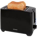 Schwarze Moderne Bomann Toaster mit Brötchenaufsatz 