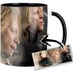 Bon Jovi Have A Nice Day Tasse Innen & Henkel Schwarz Keramikbecher Mug