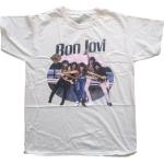 Langärmelige Bon Jovi T-Shirts aus Baumwolle für Damen Größe XXL 