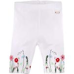 Weiße Bestickte Bondi Capri-Leggings für Kinder aus Baumwolle für Babys Größe 86 für den für den Sommer 