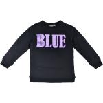 Blaue Bondi Kinderlongshirts aus Baumwolle für Mädchen Größe 122 