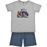 Melierte Bondi Under Construction Kinderschlafanzüge & Kinderpyjamas mit Traktor-Motiv aus Jersey für Jungen Größe 134 