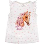 Bondi Horse Love Pailletten Shirts für Kinder mit Pferdemotiv mit Pailletten aus Jersey für Mädchen Größe 134 