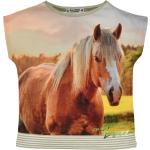 Bondi Horse Love Printed Shirts für Kinder & Druck-Shirts für Kinder mit Pferdemotiv aus Jersey für Mädchen Größe 152 