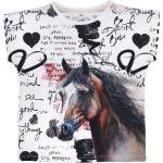 Bondi Horse Love Kinder T-Shirts mit Tiermotiv aus Jersey für Mädchen Größe 134 