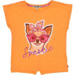 Blumenmuster Bondi Pailletten Shirts für Kinder aus Jersey für Mädchen Größe 134 