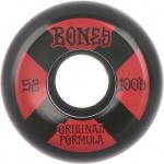 Bones Wheels 100's OG #4 V5 Sidecut 100A 52mm Wheels black / red Gr. Uni