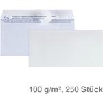 Weiße Bong Briefumschläge ohne Fenster DIN lang aus Papier 