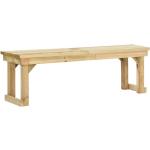 Reduzierte Rustikale Gartenmöbel Holz imprägniert aus Kiefer Breite 100-150cm, Höhe 0-50cm, Tiefe 0-50cm 