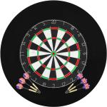 Bonnevie - Professionelles Dartboard Sisal mit 6 Darts und Surround vidaXL360776