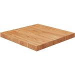Reduzierte Hellbraune Rustikale Quadratische Tischplatten aus Massivholz Breite 0-50cm, Höhe 0-50cm, Tiefe 0-50cm 