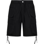 Reduzierte Schwarze Casual Cargo-Shorts aus Baumwolle für Herren Größe XL 
