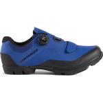 Royalblaue Bontrager MTB Schuhe mit Klettverschluss für Damen Größe 38 