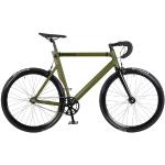 bonvelo Singlespeed & Fixie Bike "RAKEDE Kedde Olive" : 59cm - Olivgrün (Modell 2022)