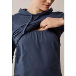 Blaue Boob Bio Nachhaltige Umstandshoodies aus Baumwolle für Damen Größe XS für den für den Winter 