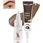Boobeen Augenbrauen-Mascara-Gel, wasserfeste, flüssige Augenbrauencreme für halbpermanente Augenbrauenfarbe, 2-in-1-Augenbrauen-Farbset für Brauen- und Wimpern-Make-up