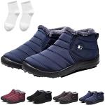 Boojoy Winter Boots Boojoy Winterstiefel Waterproof Slip on Outdoor Snow  Shoes