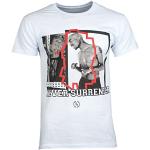 Boom BAP Herren T-Shirt Never Surrender-Weiß-XL