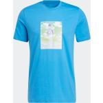 Reduzierte Blaue adidas Graphic T-Shirts für Herren 