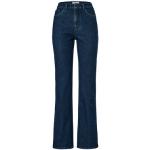 Dunkelblaue TCHIBO Nachhaltige Bootcut Jeans mit Reißverschluss aus Baumwolle für Damen Größe M 