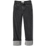 Dunkelgraue TCHIBO Boot Cut Jeans für Kinder aus Baumwolle Größe 122 
