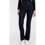 Reduzierte LEVI'S Bootcut Jeans aus Denim für Damen Größe XS 