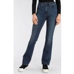 Reduzierte Dunkelblaue LEVI'S Bootcut Jeans aus Denim für Damen Größe XS 