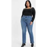 Reduzierte LEVI'S Bootcut Jeans aus Denim für Damen Größe XS 