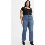 Reduzierte Blaue LEVI'S Bootcut Jeans aus Denim für Damen Größe XS 