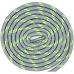 Grüne Runde Schnürsenkel aus Polyester 