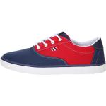Boras Fashion Sports Sneaker auch in Übergrößen Canvas navy/red/white 5204-0215, Herren:50 EU