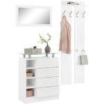 Reduzierte Weiße Moderne Borchardt Möbel Garderoben Sets & Kompaktgarderoben matt 3-teilig 
