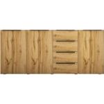 Reduzierte Borchardt Möbel Sideboards aus Eiche mit Schublade Breite 150-200cm, Höhe 50-100cm, Tiefe 0-50cm 