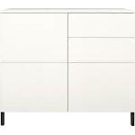 Reduzierte Weiße Moderne Borchardt Möbel Sideboards matt mit Schublade Breite 50-100cm, Höhe 50-100cm, Tiefe 0-50cm 