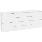 Reduzierte Weiße Borchardt Möbel Sideboards matt mit Schublade Breite 150-200cm, Höhe 50-100cm, Tiefe 0-50cm 