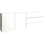 Weiße Borchardt Möbel Kleinmöbel matt aus Holz mit Schublade Breite 150-200cm, Höhe 50-100cm, Tiefe 0-50cm 