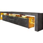 Reduzierte Graue Borchardt Möbel Lowboards Hochglanz aus Holz Breite 50-100cm, Höhe 0-50cm, Tiefe 0-50cm 