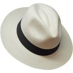 Schwarze Panamahüte 56 für Herren Größe XL für den für den Frühling 