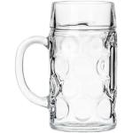 Borgonovo 1104000 Don 2pinte Gläser Glas für Bier mit Griff, 1 lt